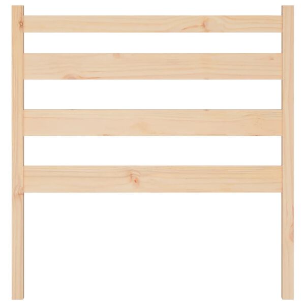 vidaXL Bed Headboard 106x4x100 cm Solid Wood Pine