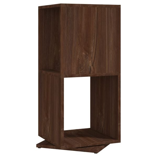 vidaXL Rotating Cabinet Brown Oak 34.5x34.5x75.5 cm Engineered Wood