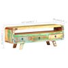 vidaXL TV Cabinet 117x30x41 cm Solid Reclaimed Wood