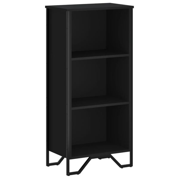 vidaXL Bookcase Black 50x31x106 cm Engineered Wood
