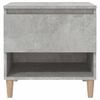 vidaXL Bedside Table Concrete Grey 50x46x50 Engineered Wood