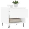 vidaXL Coffee Tables 2 pcs White 50x46x50 cm Engineered Wood