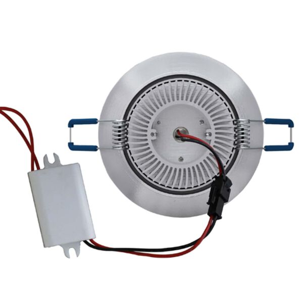 vidaXL Light Bulb with Spotlights Sliver