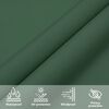 vidaXL Sunshade Sail Oxford Fabric Square 4x4 m Dark Green
