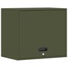 vidaXL Wall Cabinet for Garage with Gas-lift Door Olive green