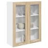 vidaXL Hanging Cabinet Sonoma Oak 80 x 31 x 100 cm Engineered Wood
