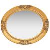 vidaXL Wall Mirror Baroque Style 50x60 cm Gold
