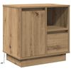 vidaXL Bedside Cabinet Artisan Oak 50 x 34.5 x 50 cm Engineered wood