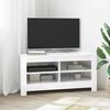 vidaXL Corner TV Cabinet High gloss White 102 x 40.5 x 45 cm