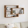 vidaXL Wall Shelf Old Wood 104x20x58.5 cm Engineered Wood