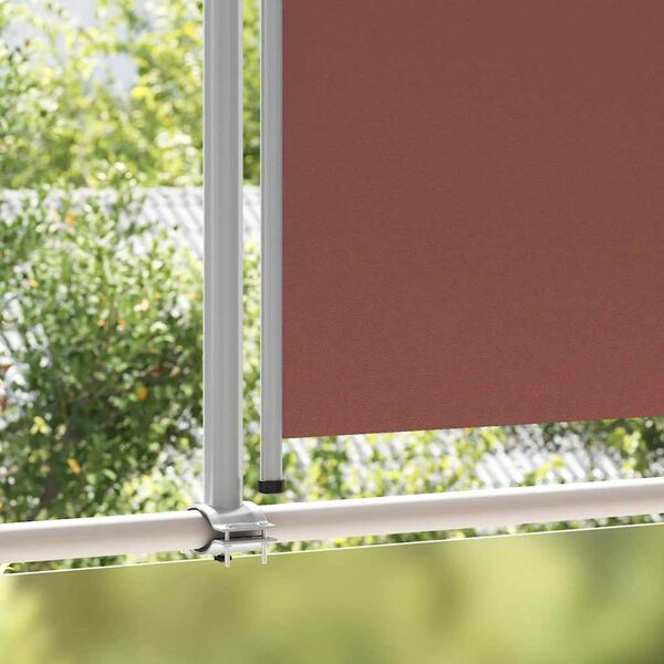 vidaXL Patio Retractable Side Awning 140 x 300 cm Brown