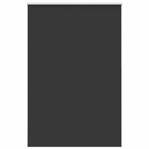 vidaXL Roller Blind Blackout Black 145x210 cm Fabric Width 141.6 cm Polyester