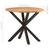 vidaXL Side Table 68x68x56 cm Solid Acacia Wood