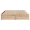 vidaXL Bed Frame without Mattress 140x190 cm Solid Wood Pine