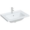 vidaXL Bathroom Sink White 71x48x19.5 cm Rectangular Ceramic