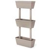 vidaXL Garden Planter 6 pcs 100 cm Taupe