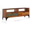 vidaXL TV Cabinet 118x35x45 cm Solid Reclaimed Wood