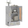 vidaXL Highboard Concrete Grey 69.5x31x115 cm Engineered Wood