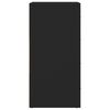 vidaXL Sideboards 2 pcs Black 60x39x80 cm Engineered Wood