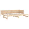vidaXL Pull-out Day Bed without Mattress Solid Wood Pine 2x(90x190) cm