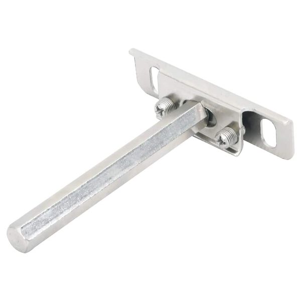 vidaXL Floating Shelf Brackets 12pcs Invisible &Oslash;12x100 mm Carbon Steel