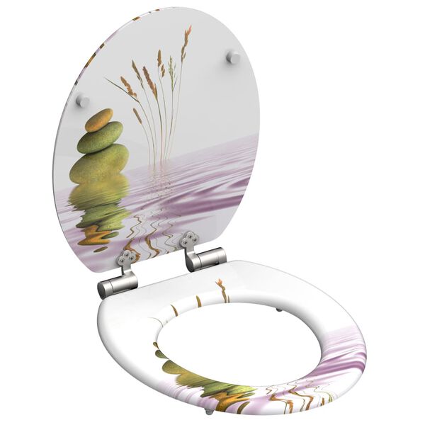 SCH&Uuml;TTE Toilet Seat with Soft-Close BALANCE MDF