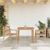 vidaXL 3 Piece Garden Dining Set Solid Wood Teak