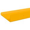 vidaXL Floating Shelf 2 pcs Mustard Yellow 80 x 9 x 2.5 cm Steel