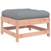 vidaXL Garden Footstools with Cushions 2pcs Solid Wood Douglas