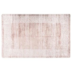 vidaXL Rug Washable 80x150 cm Beige Anti Slip