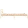 vidaXL Bed Frame without Mattress Solid Wood Pine 90x200cm