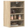 vidaXL Hanging Cabinet Riga Sonoma Oak 40x29.5x60 cm Engineered Wood