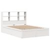 vidaXL Bed Frame without Mattress White 140x190 cm Solid Wood Pine