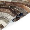 vidaXL Rug Genuine Hair-on Leather Patchwork 160x230 cm Grey/Silver