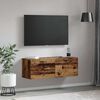 vidaXL Wall-Mounted Cabinet Wall-mounted Old Wood 100 x 36.5 x 35 cm