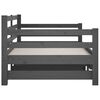 vidaXL Pull-out Day Bed without Mattress Grey 2x(80x200)cm