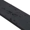 vidaXL Rubber Edge for Snow Plow Black 150x8x1 cm