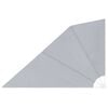 vidaXL Collapsible Balcony Side Awning Grey 160x240 cm