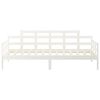 vidaXL Day Bed without Mattress White Solid Wood Pine 80x200 cm