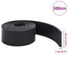 vidaXL Rubber Edge for Snow Plow Black 300x10x1 cm