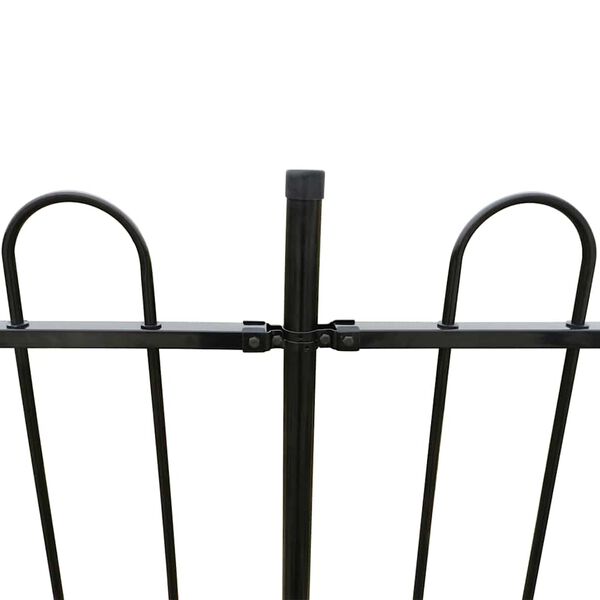 vidaXL Fence 600 x 150 cm Powder coated steel