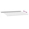 vidaXL Manual Retractable Awning Anthracite&White 600x350 cm