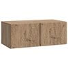 vidaXL Wall-Mounted TV Cabinet 98 x 31 cm Artisan Oak Engineered Wood