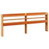 vidaXL Bed Frame without Mattress Wax Brown 150x200 cm King Size Solid Wood Pine