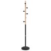 vidaXL Coat Stand Black 177 cm Powder-coated Iron