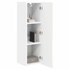 vidaXL TV Wall Cabinet White 30 x 31 x 100 cm Engineered Wood