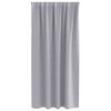 vidaXL Blackout Curtains with Rings 2 pcs Metal Grey 175 x 140 cm