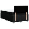 vidaXL Box Spring Bed with Mattress Black 120x200 cm Fabric