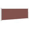 vidaXL Retractable Side Awning 160 x 500 cm Brown