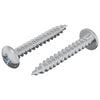 vidaXL Wood Screw 2 pcs Silver &Oslash; 8.6 x 31 mm Iron
